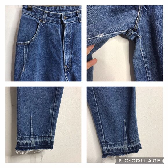 Vintage Levi's White Tag Misses Pleated Mom Jeans Vnt. Size 10 (W24”) See Pics - Picture 7 of 12
